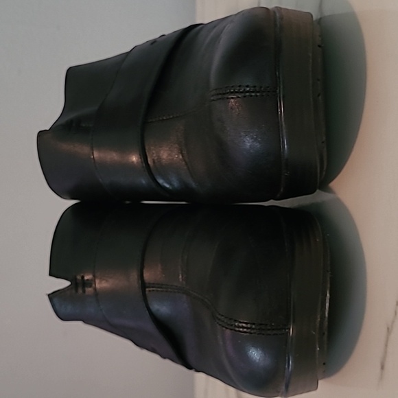 Dansko Francine Black Leather Studded Mules Heels Clogs Wmns EU 40 US 10-10.5 - Picture 10 of 15